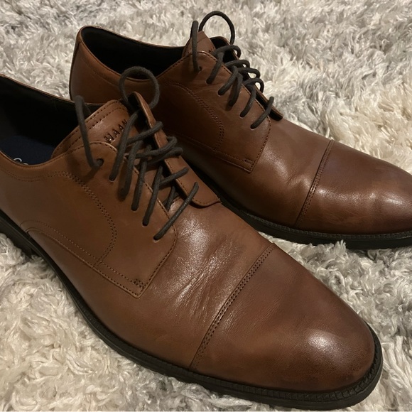 Cole Haan Brown Leather Oxfords main image 4